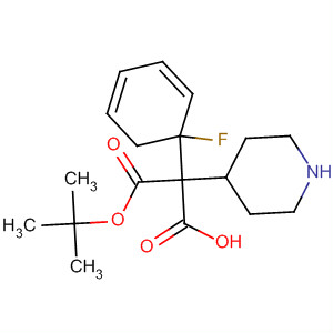 2-(1-(Tert-butoxycarbonyl)-4-(4-fluorophenyl)piperidin-4-yl)acetic acid Structure,644981-80-6Structure