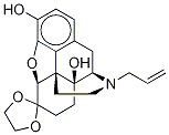 (5Alpha)-4,5-epoxy-3,14-dihydroxy-17-(2-propenyl)-morphinan-6-one cyclic 1,2-ethanediyl acetal Structure,646032-89-5Structure