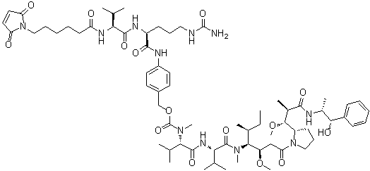 Val-cit-pab-mmae結(jié)構式_646502-53-6結(jié)構式