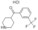 Piperidin-4-yl-(3-trifluoromethyl-phenyl)-methanonehydrochloride Structure,64670-97-9Structure