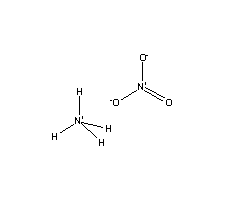 硝酸銨結構式_6484-52-2結構式