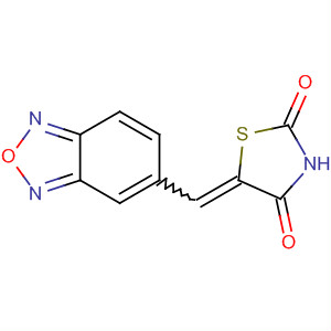 (Z)-5-(苯并[c][1,2,5]噁二唑-5-基亞甲基)噻唑烷-2,4-二酮結構式_648450-69-5結構式