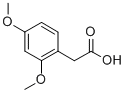 2,4-Dimethoxyphenylacetic acid Structure,6496-89-5Structure