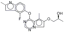 (S)-((r)-1-(4-(4-fluoro-2-methyl-1h-indol-5-yloxy)-5-methylpyrrolo[1,2-f][1,2,4]triazin-6-yloxy)propan-2-yl) 2-aminopropanoate Structure,649735-63-7Structure