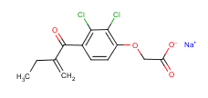 Sodium ethacrynate Structure,6500-81-8Structure