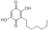 3-Heptyl-2,5-dihydroxy-[1,4]benzoquinone Structure,650571-85-0Structure