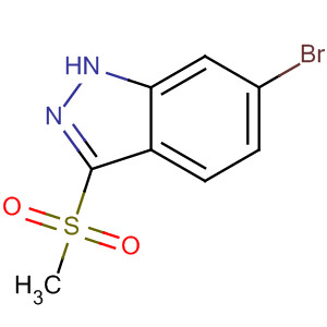 1H-indazole,6-bromo-3-(methylsulfonyl)- Structure,651780-43-7Structure