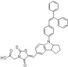 (5-{4-[4-(2,2-二苯基乙烯基)苯基]-1,2,3,3a ,4,8b-六氫-環(huán)戊并[b]吲哚-7-基亞甲基}-4-氧代-2-硫氧代-噻唑啉-3-基)乙酸結(jié)構(gòu)式_652145-28-3結(jié)構(gòu)式