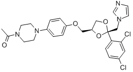 酮康唑結(jié)構(gòu)式_65277-42-1結(jié)構(gòu)式