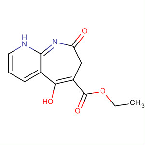 (Z)-5-羥基-8-氧代-8,9-二氫-7h-吡啶并[2,3-b]氮雜卓-6-羧酸乙酯結(jié)構(gòu)式_652976-27-7結(jié)構(gòu)式