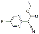 Ethyl 2-(5-bromopyrimidin-2-yl)-2-cyanoacetate Structure,65364-66-1Structure