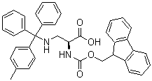 Fmoc-DAP(MTT)-OH結(jié)構(gòu)式_654670-89-0結(jié)構(gòu)式