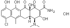 Anhydrochlortetracycline hydrochloride Structure,65490-24-6Structure