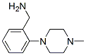 1-[2-(4-Methylpiperazin-1-yl)phenyl]methanamine Structure,655256-68-1Structure