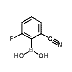 2-Cyano-6-fluorophenylboronic acid Structure,656235-44-8Structure