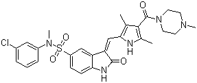 SU-11274 Structure,658084-23-2Structure