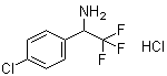 Benzenemethanamine, 4-chloro-α-(trifluoromethyl)-, hydrochloride Structure,65990-86-5Structure