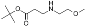 Tert-butyl 3-(2-methoxyethylamino)propionate Structure,66116-20-9Structure