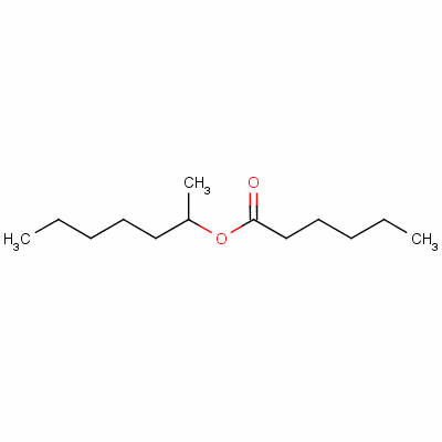 Hexanoic acid,1-methylhexyl ester Structure,6624-58-4Structure