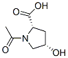 順式-(9ci)-1-乙?；?4-羥基-L-脯氨酸結(jié)構(gòu)式_66267-44-5結(jié)構(gòu)式