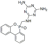 N-[(10-Oxido-9,10-dihydro-9-oxa-10-phosphaphenanthrene)methyl]-1,3,5-triazine-2,4,6-triamine Structure,66499-31-8Structure