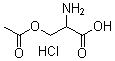 H-ser(ac)-oh·hcl Structure,66638-22-0Structure