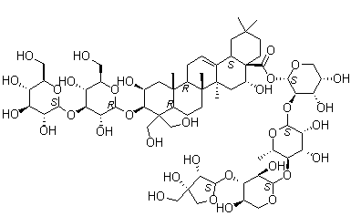 桔梗皂苷D2結(jié)構(gòu)式_66663-90-9結(jié)構(gòu)式