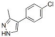 4-(4-Chlorophenyl)-3-methyl-1H-pyrazole Structure,667400-41-1Structure