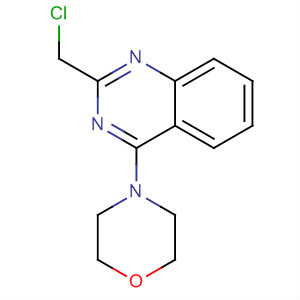 2-(Chloromethyl)-4-(4-morpholinyl)quinazoline Structure,668276-06-0Structure