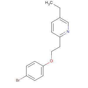 2-[2-(4-Bromophenoxy)ethyl]-5-ethylpyridine Structure,669716-58-9Structure