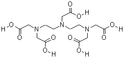 Diethylenetriaminepentaacetic acid Structure,67-43-6Structure