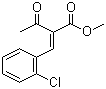 2-Acetyl-3-(2-chlorophenyl)acrylic acid methyl ester Structure,67593-46-8Structure