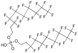 Bis(3,3,4,4,5,5,6,6,7,7,8,8,9,9,10,10,10-heptadecafluorodecyl) hydrogen phosphate Structure,678-41-1Structure