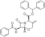 (2R,6r,7r)-7-(benzoylamino)-3-methylene-8-oxo-5-oxa-1-azabicyclo[4.2.0]octane-2-carboxylic acid diphenylmethyl ester Structure,67977-91-7Structure