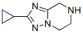 2-Cyclopropyl-5,6,7,8-tetrahydro-[1,2,4]triazolo[1,5-a]pyrazine Structure,681249-78-5Structure