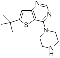 6-t-Butyl-4-piperazinothieno[3,2-d]pyrimidine Structure,683274-69-3Structure