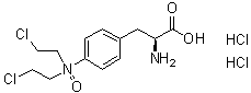 L-phenylalanine, 4-[bis(2-chloroethyl)oxidoamino]-, dihydrochloride Structure,685898-44-6Structure