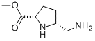 (5r)-(9ci)-5-(氨基甲基)-L-脯氨酸甲酯結(jié)構(gòu)式_687622-75-9結(jié)構(gòu)式