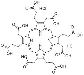 Uroporphyrin I Dihydrochloride Structure,68929-06-6Structure