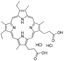 Mesoporphyrin IX dihydrochloride Structure,68938-72-7Structure