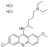 奎納克林二鹽酸鹽結(jié)構(gòu)式_69-05-6結(jié)構(gòu)式