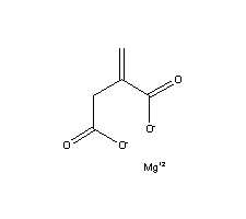 Itaconic acid, magnesium salt Structure,69064-18-2Structure