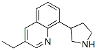 (9CI)-3-乙基-8-(3-吡咯烷)-喹啉結(jié)構(gòu)式_695185-35-4結(jié)構(gòu)式