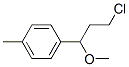 3-Methoxy-3-(4-tolyl)-propyl chloride Structure,6968-70-3Structure