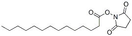 1-(Tetradecanoyloxy)-2,5-pyrrolidinedione Structure,69888-86-4Structure