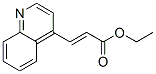 3-Quinolin-4-yl-acrylic acid ethyl ester Structure,69976-10-9Structure