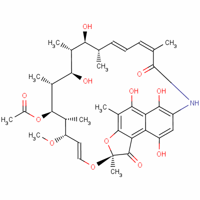 Rifamycin sv Structure,6998-60-3Structure