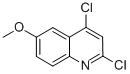 2,4-Dichloro-6-methoxyquinoline Structure,70049-46-6Structure