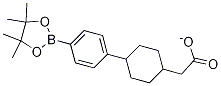 [4-[4-(4,4,5,5-Tetramethyl-[1,3,2]dioxaborolan-2-yl)phenyl]cyclohexyl]acetic acid methyl ester Structure,701232-69-1Structure