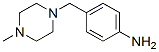 Benzenamine, 4- [(4-methyl-1-piperazinyl)methyl]- Structure,70261-82-4Structure